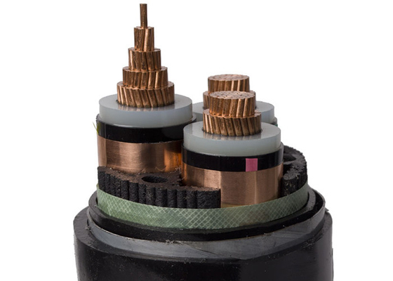 XLPE de voltaje medio PVC aislado PVC revestido con 3 núcleos de cable flexible Sh Shenghua proveedor