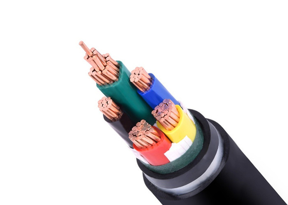 XLPE de voltaje medio PVC aislado PVC revestido con 3 núcleos de cable flexible Sh Shenghua proveedor