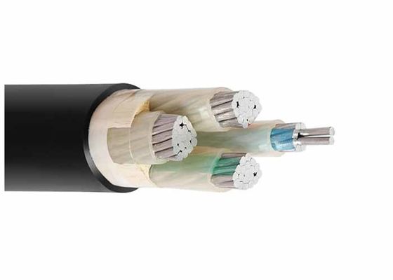 0.6 / 1kV tensión aislada XLPE de aluminio del cable de la base del conductor cuatro baja