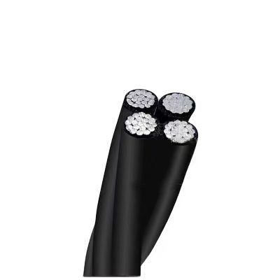 Cable Aéreo Aislado Triplex/Cuadruplex de Alta Calidad 0.6/1kV para Distribución de Energía Confiable