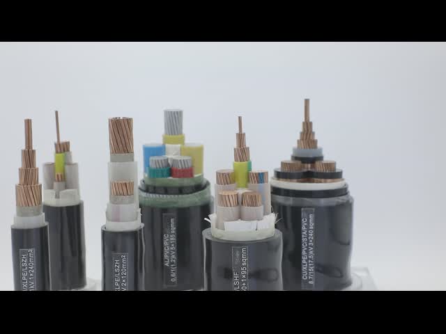 Cable de alimentación aislado de PVC XLPE en hebras conductor de cobre de 35KV